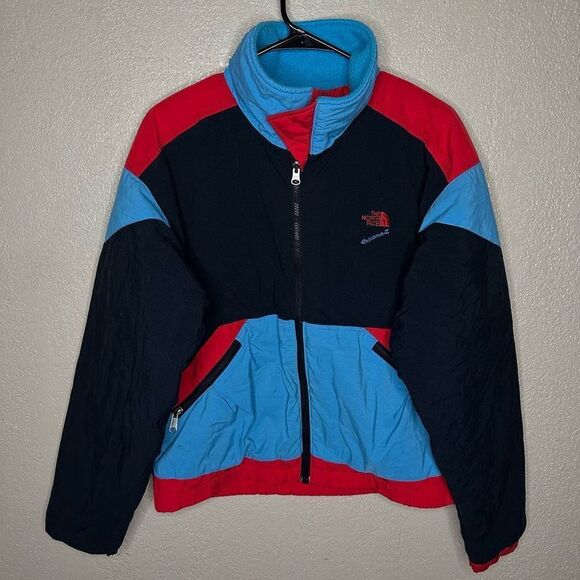 VTG 90’s The North Face Extreme Z Color Block Insulated Fleece Jacket USA Made S - Picture 2 of 6